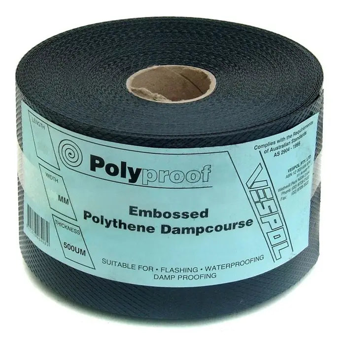 Flashing Poly Dampcourse 230mmx10m 500Um