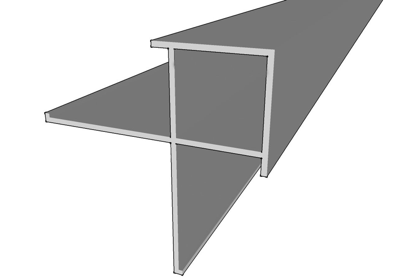 Weathertex Ext Corner Large 35x21x3000mm Aluminium