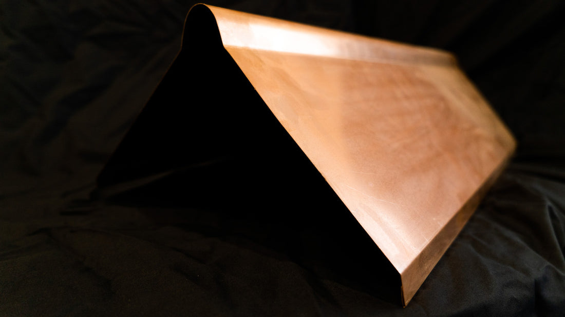Traditional Copper Roll Top Ridge – Getter - Quality Timber- Best Price