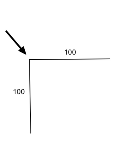 Right Angle Flashing 100 x 100 – COPPER