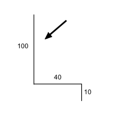 “Z” Window Flashing – 100 x 40 x 10 – COLORBOND® or ZINCALUME®