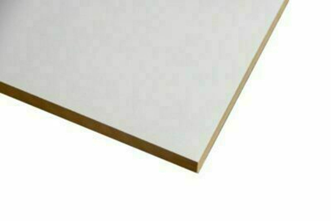 White Particle Board Edged 16mm 2400X595 ABS Melamine Shelving – Getter ...